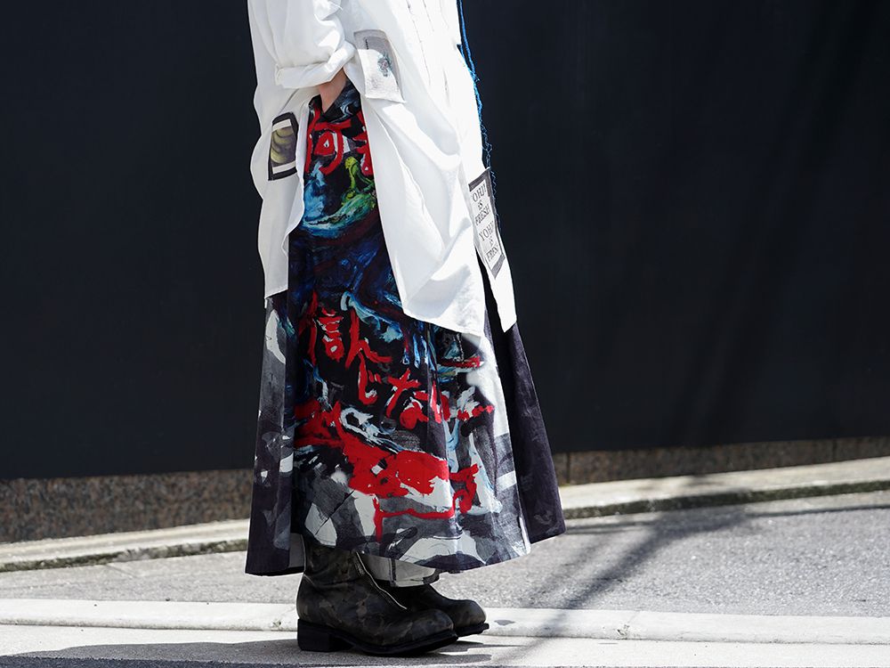 Yohji Yamamoto Patchwork x Print Design Style - 3-003