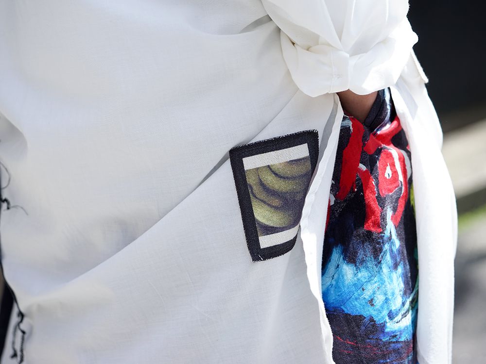 Yohji Yamamoto Patchwork x Print Design Style - 3-005