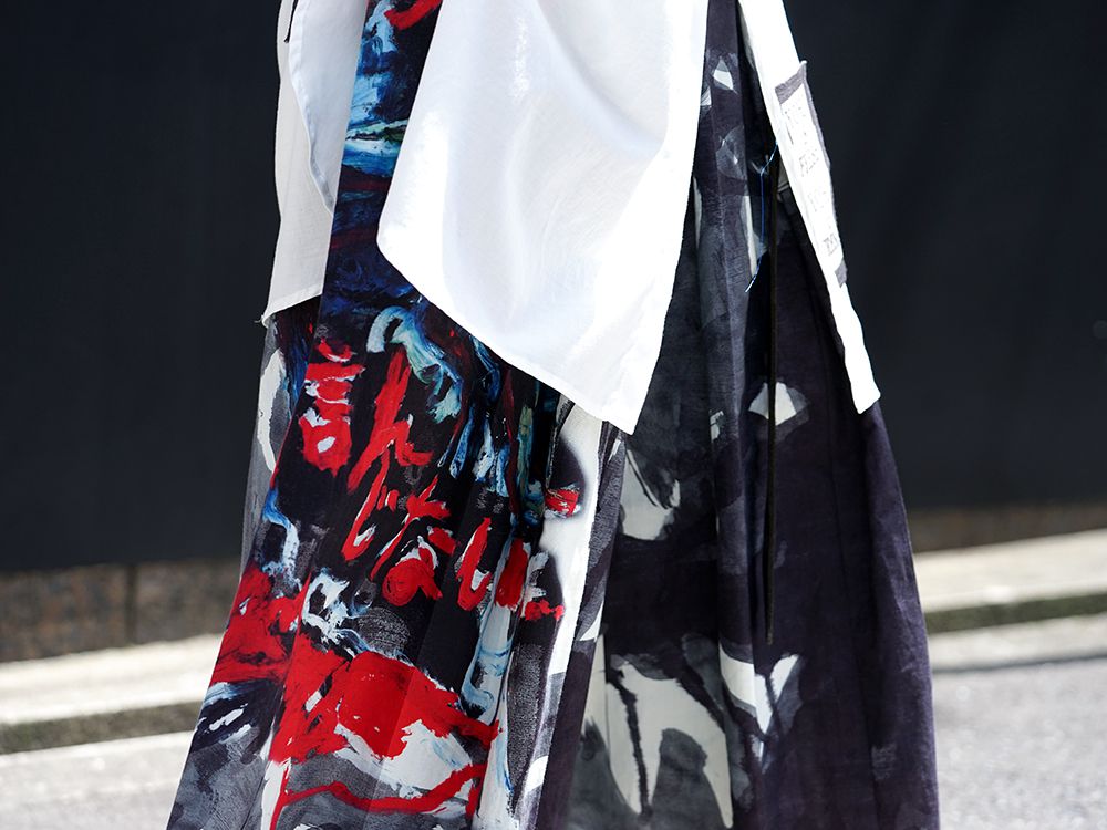 Yohji Yamamoto Patchwork x Print Design Style - 3-006