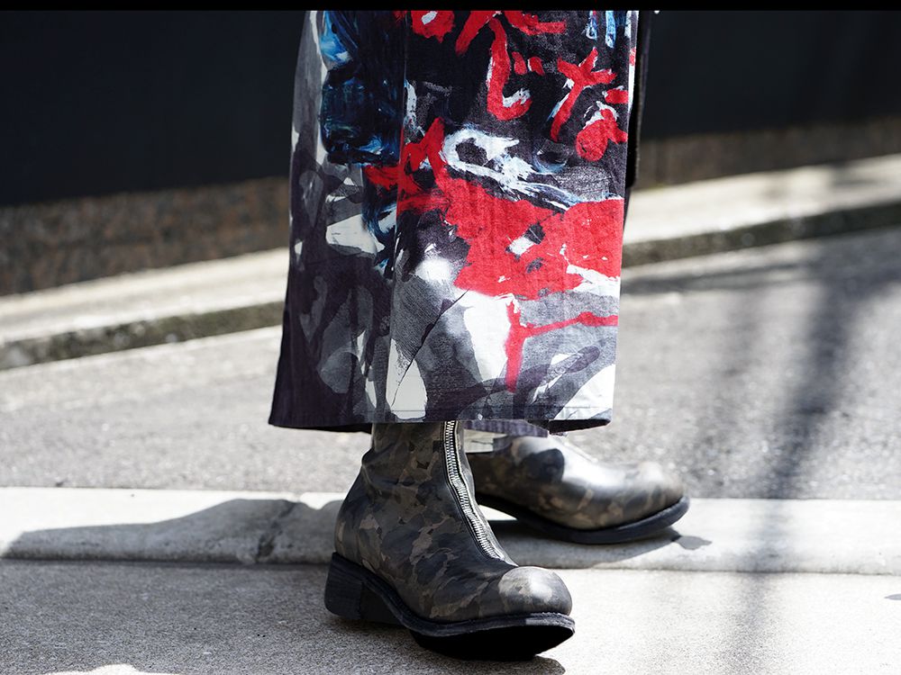 Yohji Yamamoto Patchwork x Print Design Style - 3-005