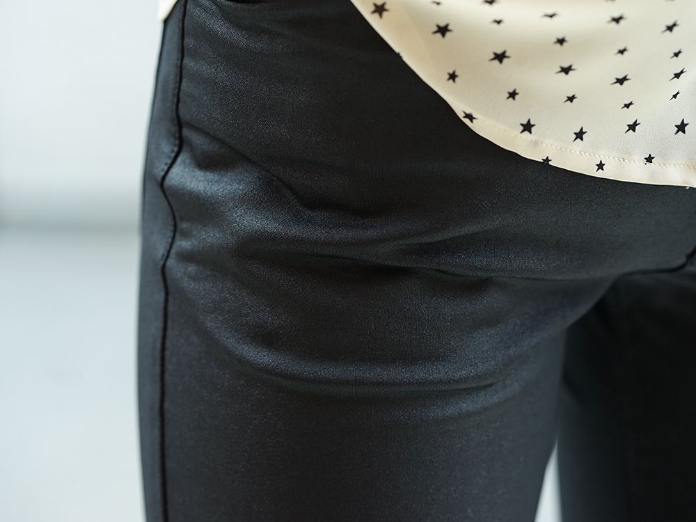 GalaabenD 19AW Chiffon star print tie neck shirt Style - 4-004