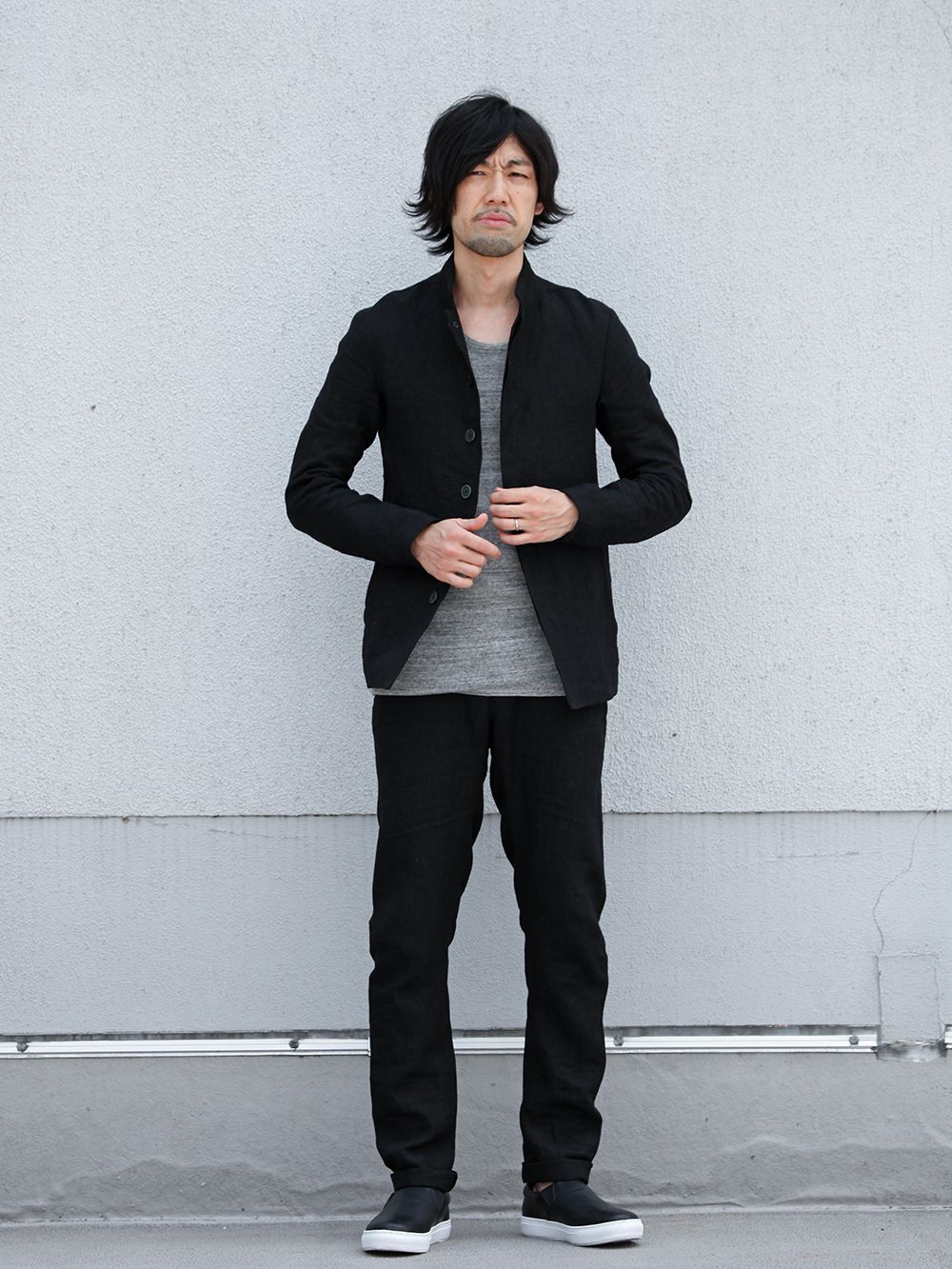 19SS Hannibal [ BLK Linen Setup Styling!! ]   - 4-001