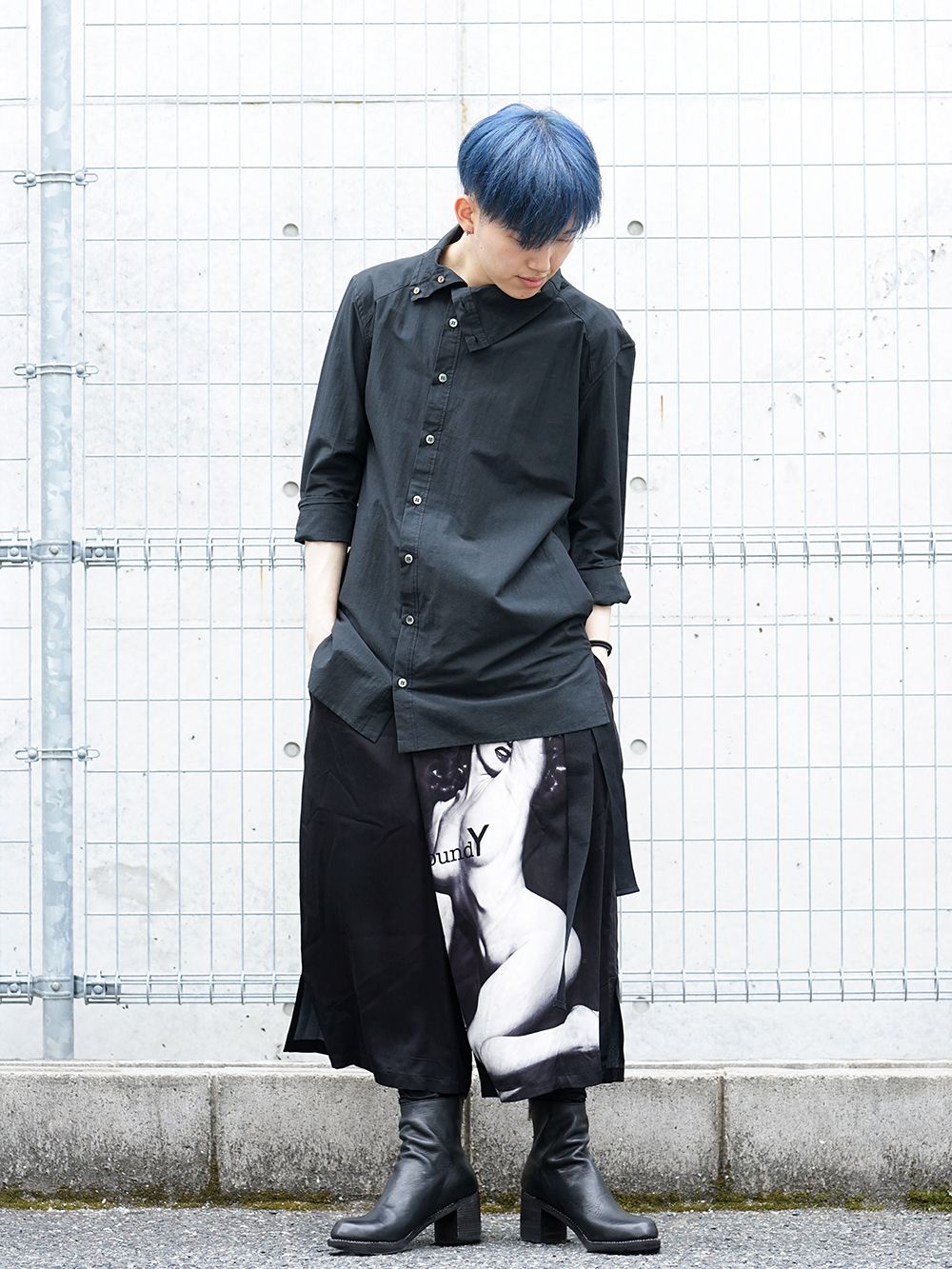 Ground Y × Marilyn Monroe collaboration Wrap belt pants styling!! - 1-001