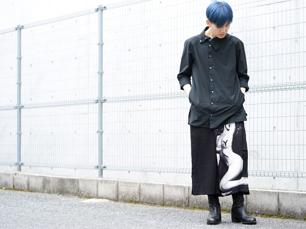 Ground Y × Marilyn Monroe collaboration Wrap belt pants styling!! - 4-001