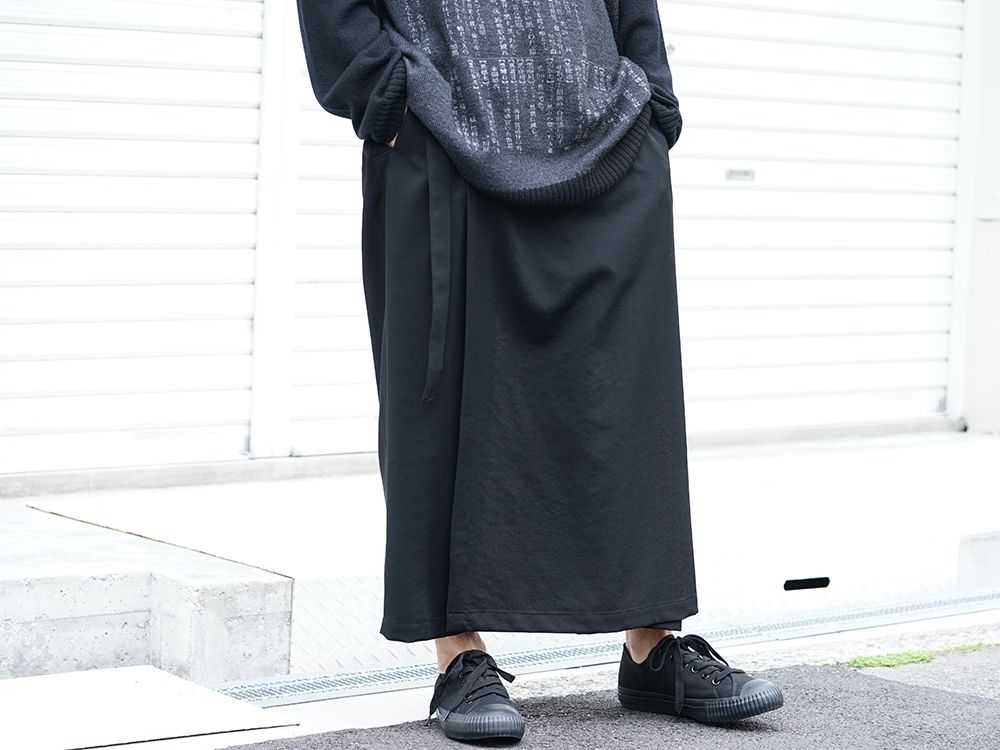 Yohji Yamamoto 19-20AW Dictionary print 7G Knit Top Style - 3-001