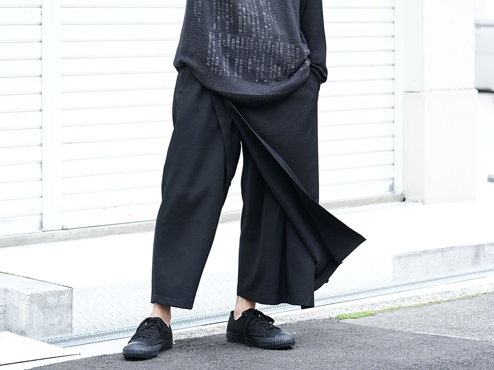 Yohji Yamamoto 19-20AW Dictionary print 7G Knit Top Style - 3-004