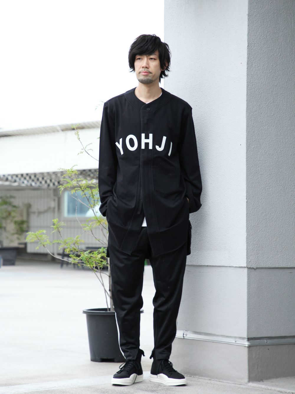 サイズMYohji Yamamoto adidas Y-3 ロングベースボールシャツ