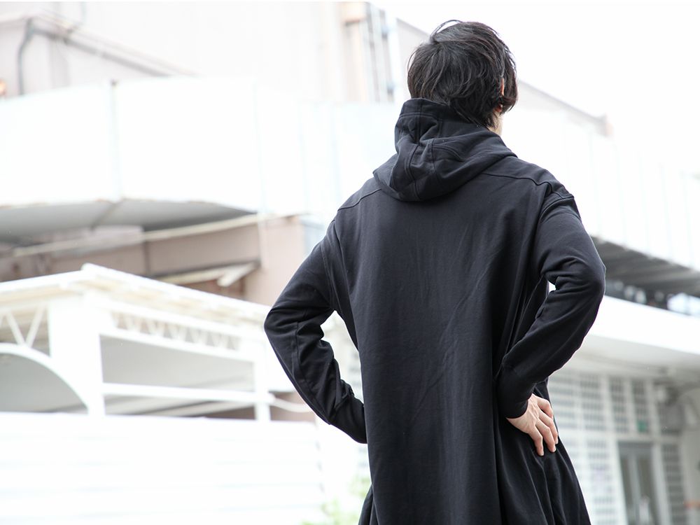 Y-3 ZIP UP LONG COAT