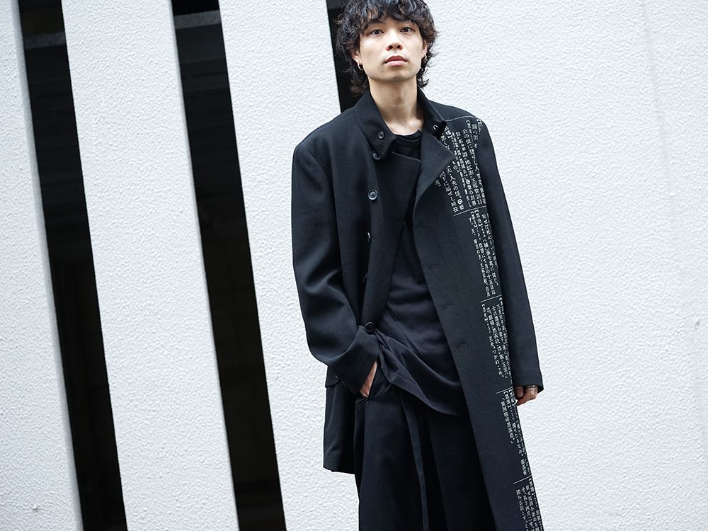 Yohji Yamamoto 19-20AW Asymmetry Dictionary 1 Jacket Style