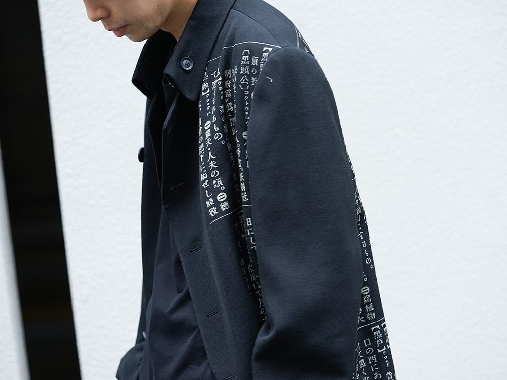 Yohji Yamamoto 19-20AW Asymmetry Dictionary 1 Jacket Style