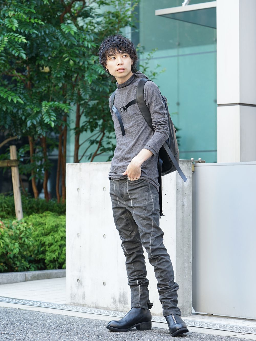 D.HYGEN 19-20AW Charcoal Color Urban Style - 1-001