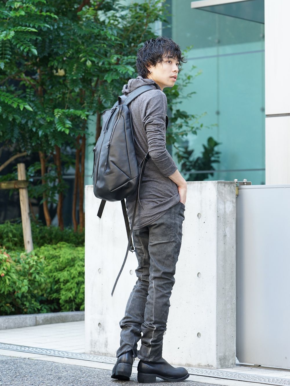 D.HYGEN 19-20AW Charcoal Color Urban Style - 1-002