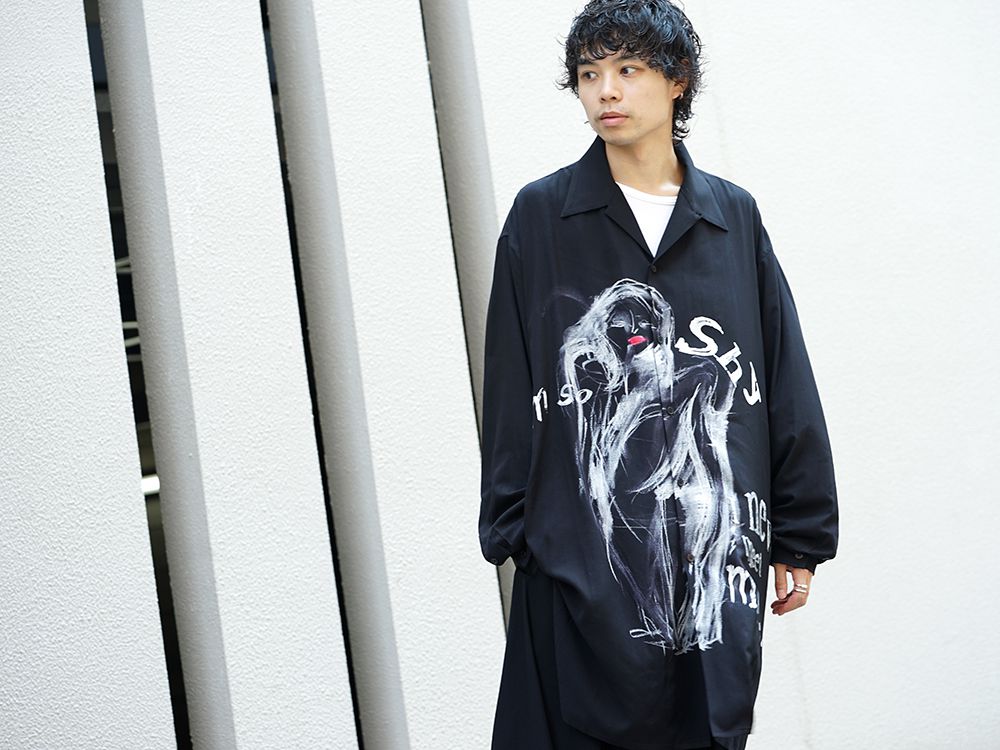 B Yohji Yamamoto I'M SO SHY Long Shirts Style - 2-001