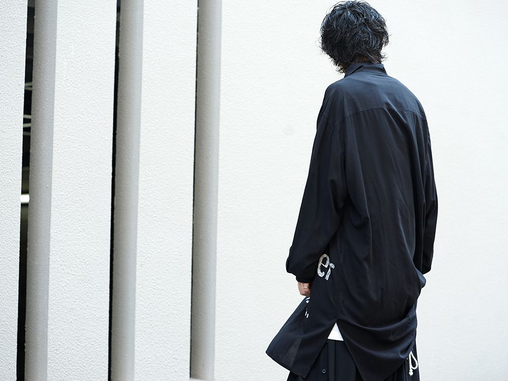 B Yohji Yamamoto I'M SO SHY Long Shirts Style - 2-002
