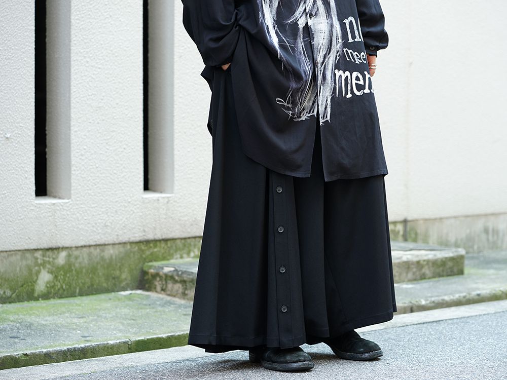 B Yohji Yamamoto I'M SO SHY Long Shirts Style - 3-001