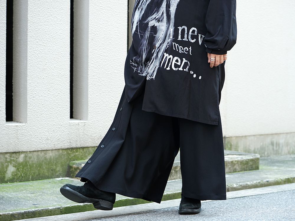 B Yohji Yamamoto I'M SO SHY Long Shirts Style - 3-003