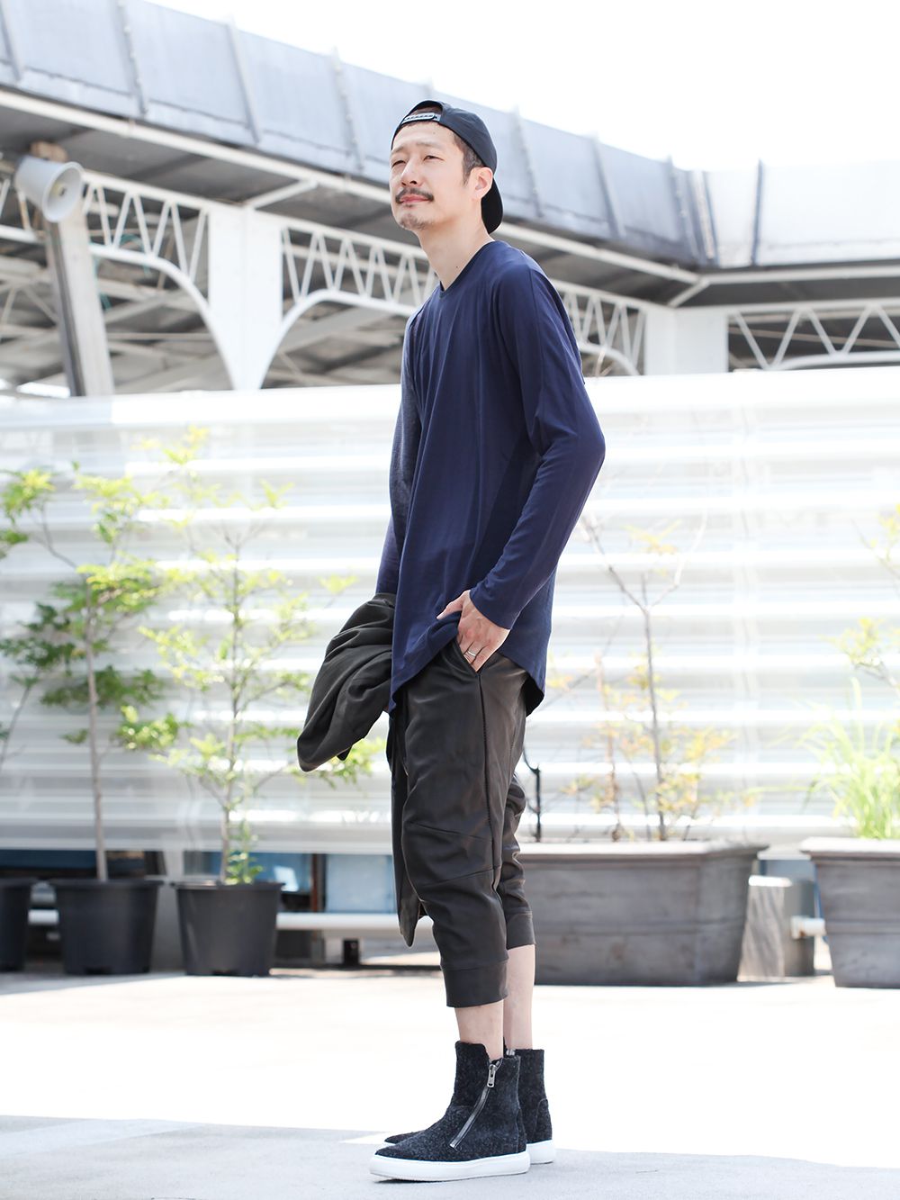 RIPVANWINKLE 19AW【 CROPPED LEATHER PANTS 】STYLING!!! - 3-002