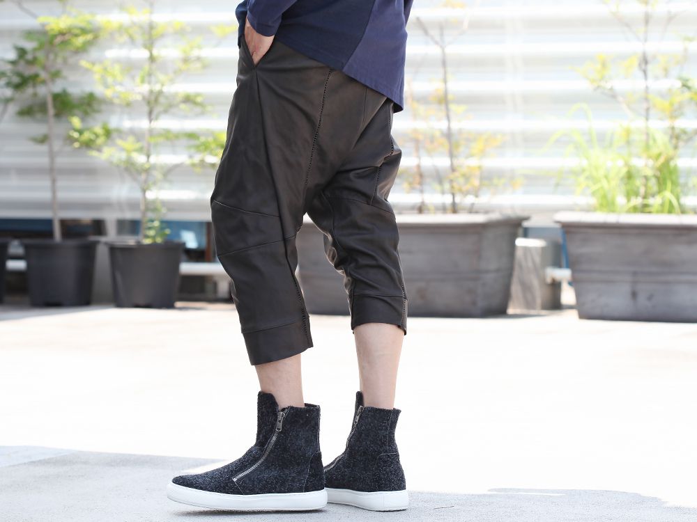 RIPVANWINKLE 19AW【 CROPPED LEATHER PANTS 】STYLING!!! - 3-003