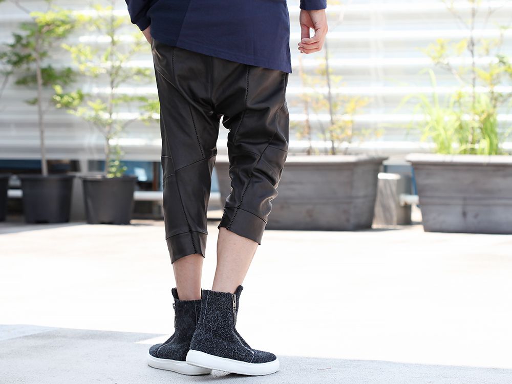 RIPVANWINKLE 19AW【 CROPPED LEATHER PANTS 】STYLING!!! - 3-004
