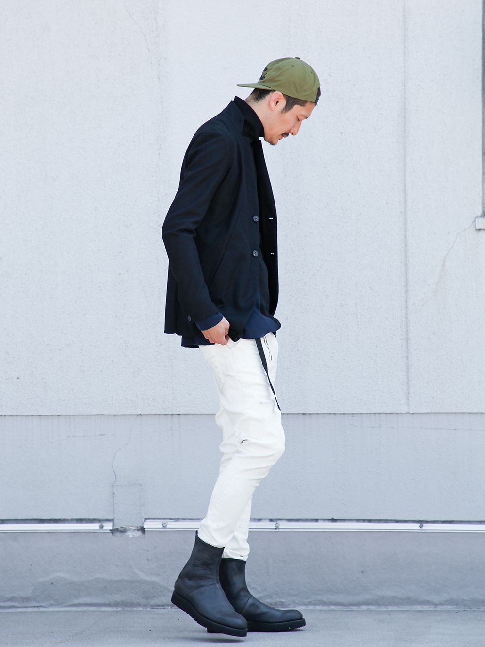 RIPVANWINKLE DUST JEANS [ DUST WHITE ]  RECOMMED STYLING! - 1-002