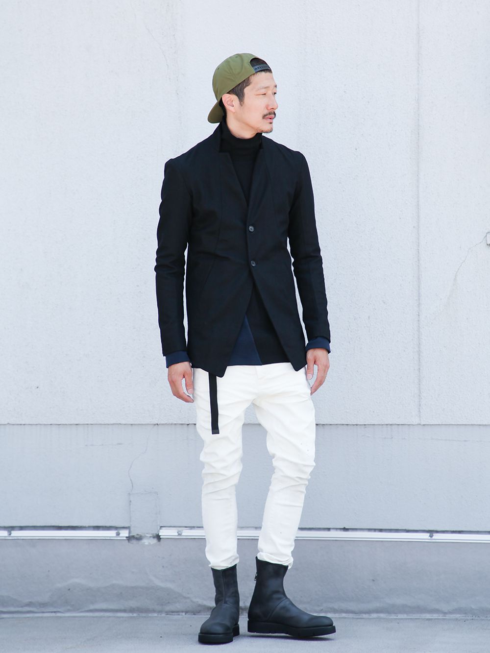 RIPVANWINKLE DUST JEANS [ DUST WHITE ]  RECOMMED STYLING! - 1-003