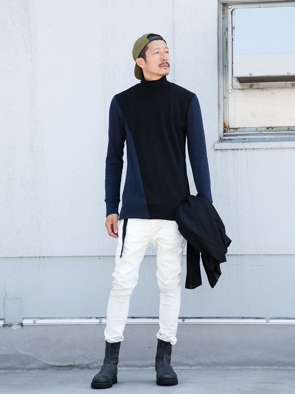 RIPVANWINKLE DUST JEANS [ DUST WHITE ]  RECOMMED STYLING! - 3-001