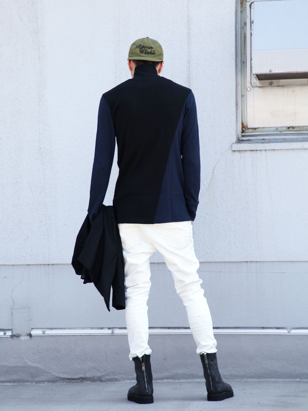 RIPVANWINKLE DUST JEANS [ DUST WHITE ]  RECOMMED STYLING! - 3-003