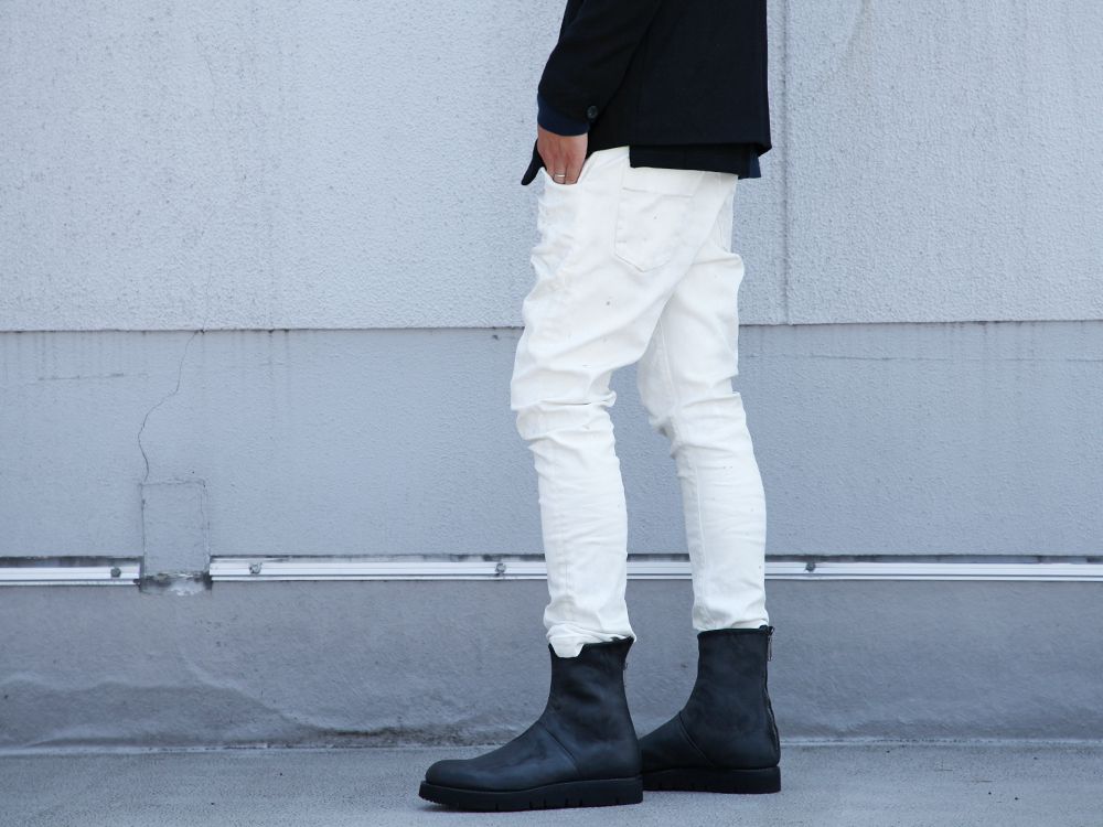 RIPVANWINKLE DUST JEANS [ DUST WHITE ]  RECOMMED STYLING! - 3-002