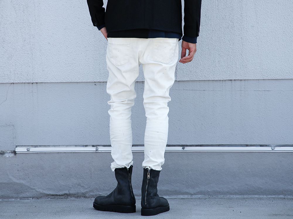 RIPVANWINKLE DUST JEANS [ DUST WHITE ]  RECOMMED STYLING! - 3-003