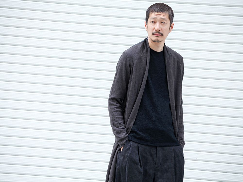 DEVOA 19-20AW wool x alpaca jersey Cardigan Style - 2-001