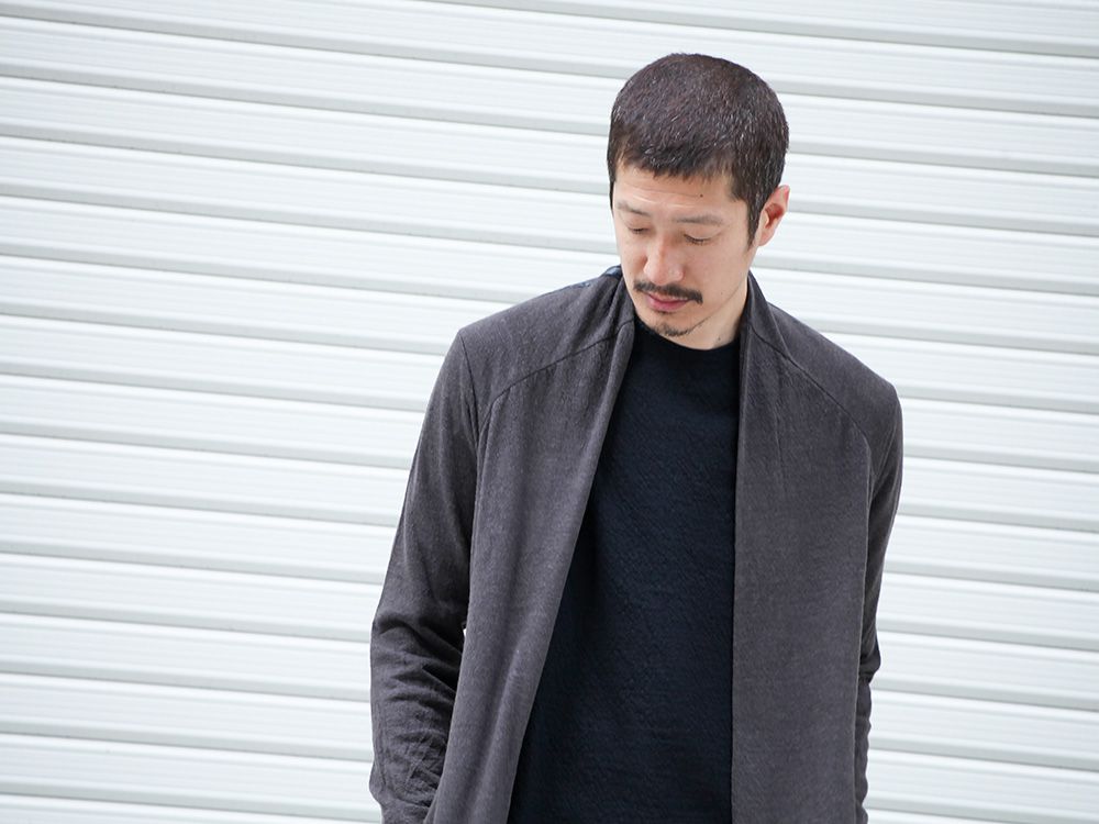 DEVOA 19-20AW wool x alpaca jersey Cardigan Style - 2-003