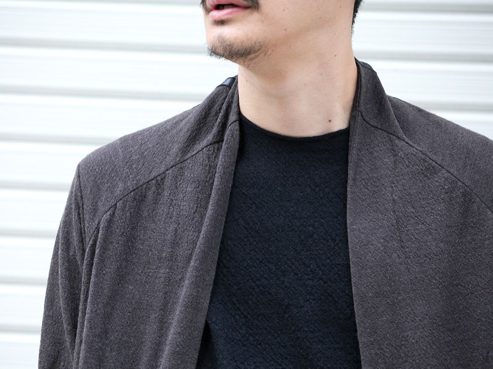 DEVOA 19-20AW wool x alpaca jersey Cardigan Style - 2-004