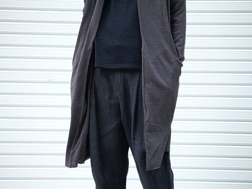 DEVOA 19-20AW wool x alpaca jersey Cardigan Style - 3-003