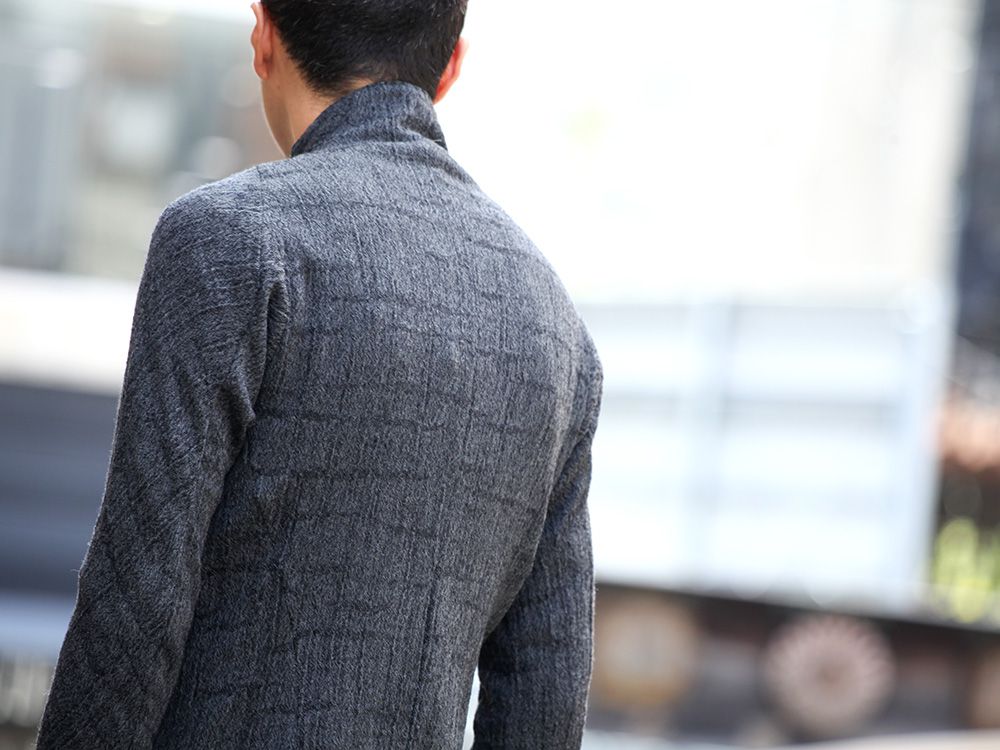 D.HYGEN Wool jacquard Zip shirts Style - 2-004