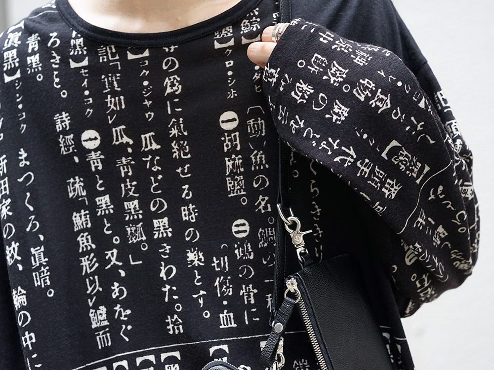 Yohji Yamamoto 19-20AW Dictionary print Style - 2-003