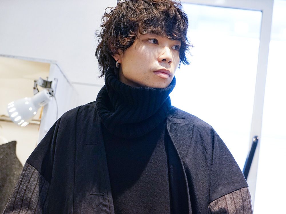 ZIGGY CHEN  2way Baby Cashmere Pullover Knit Style - 2-006