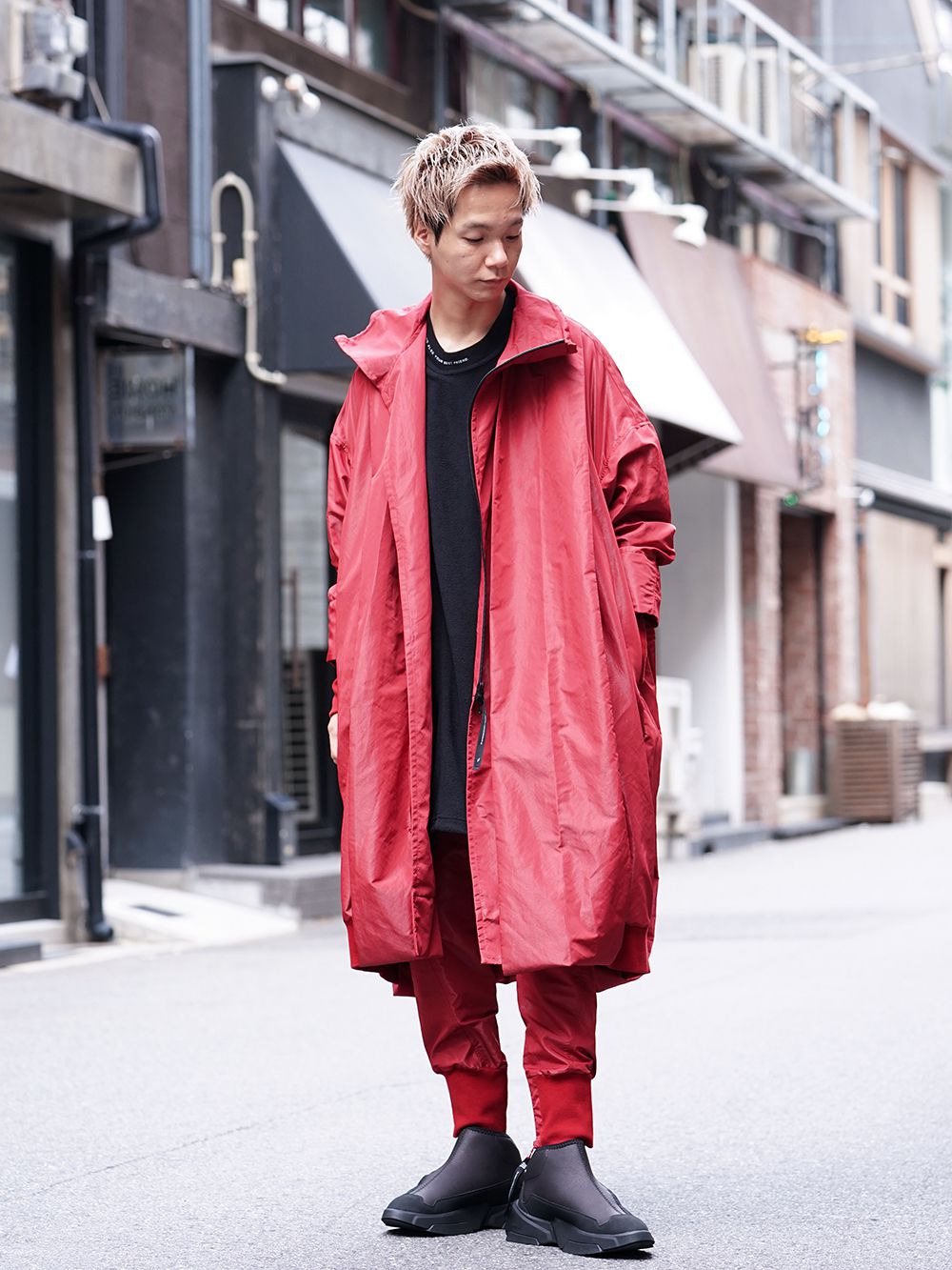 NILøS 19AW OVERTUCK RED SET UP STYLE!! - FASCINATE BLOG