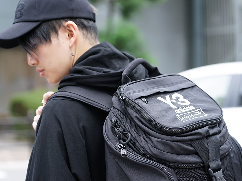 Ground Y × Y-3 MIX sporty monotone styling!! - 2-006