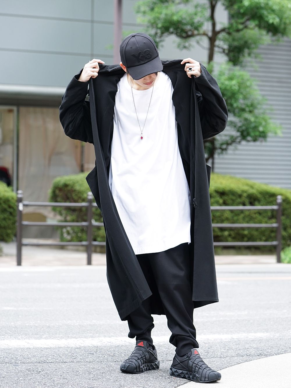 Ground Y × Y-3 MIX sporty monotone styling!! - 4-001