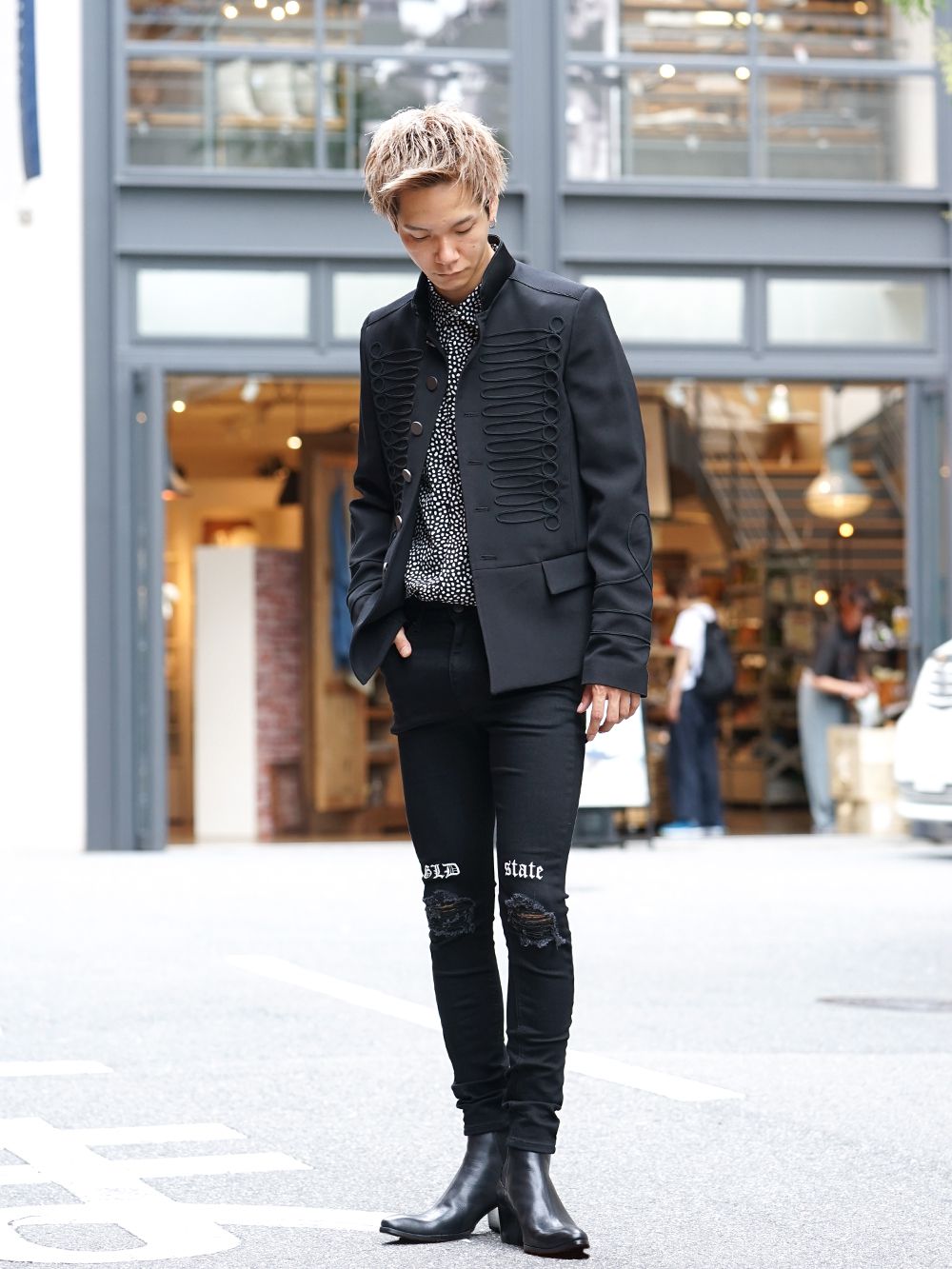 GalaabenD 19AW Napoleon Jacket Slim Black Styling !! - 1-001