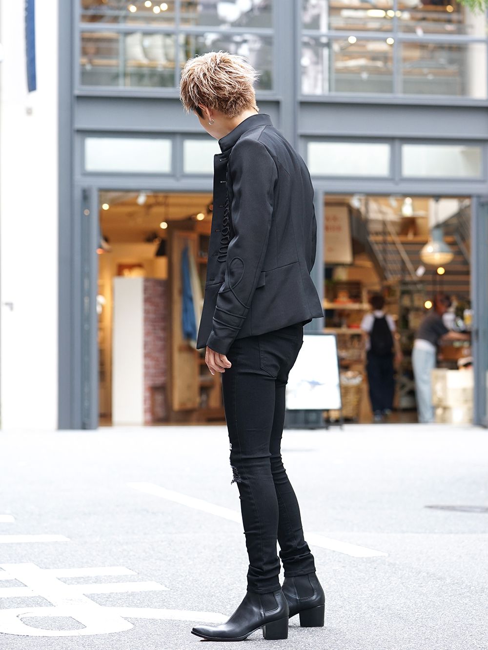 GalaabenD 19AW Napoleon Jacket Slim Black Styling !! - 1-002