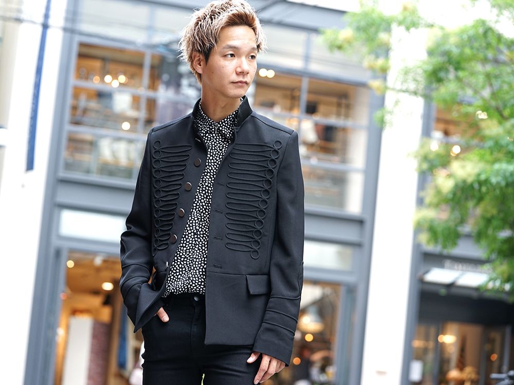 GalaabenD 19AW Napoleon Jacket Slim Black Styling !! - 2-001