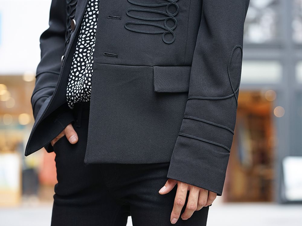 GalaabenD 19AW Napoleon Jacket Slim Black Styling !! - 2-005