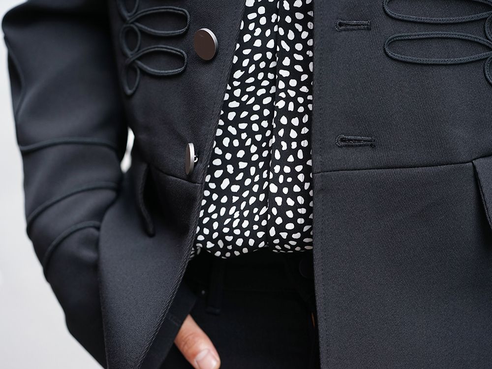 GalaabenD 19AW Napoleon Jacket Slim Black Styling !! - 2-006