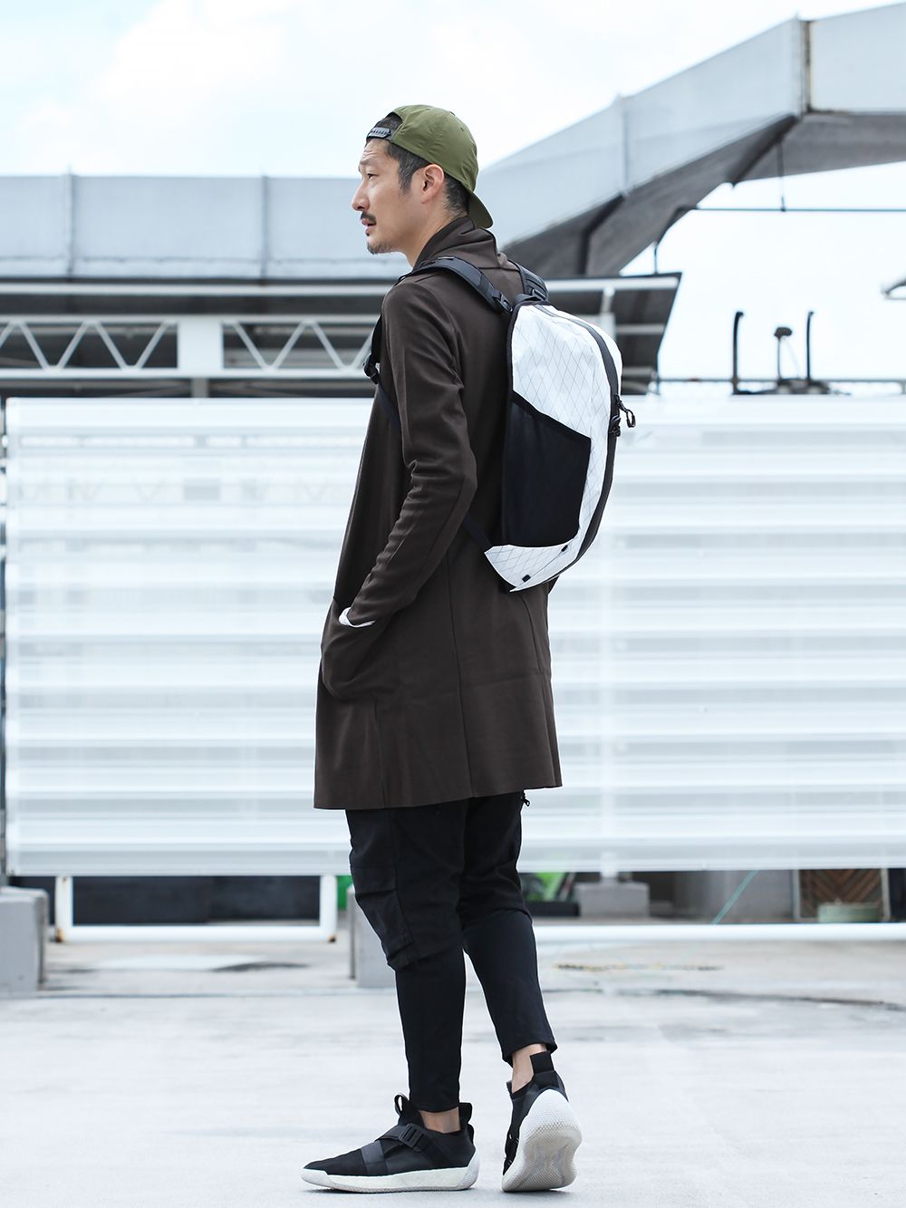 RIPVANWINKLE 19AW [ LAYERED PARACHUTE PANTS ] STYLING!!! - 1-003