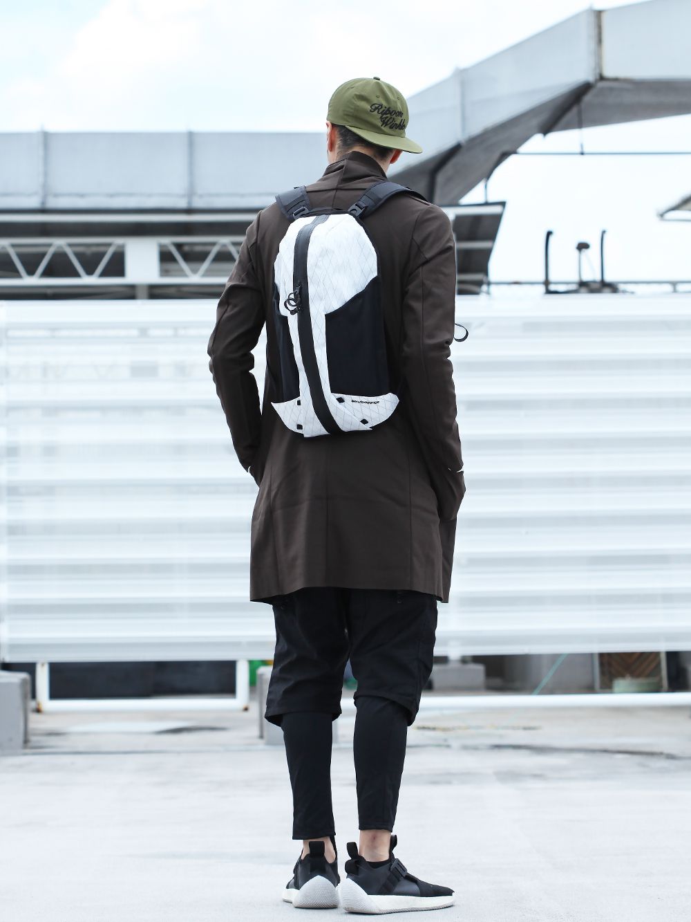 RIPVANWINKLE 19AW [ LAYERED PARACHUTE PANTS ] STYLING!!! - 1-004