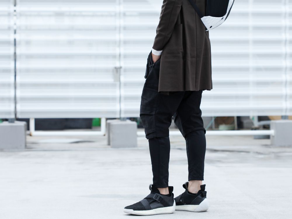 RIPVANWINKLE 19AW [ LAYERED PARACHUTE PANTS ] STYLING!!! - 3-003
