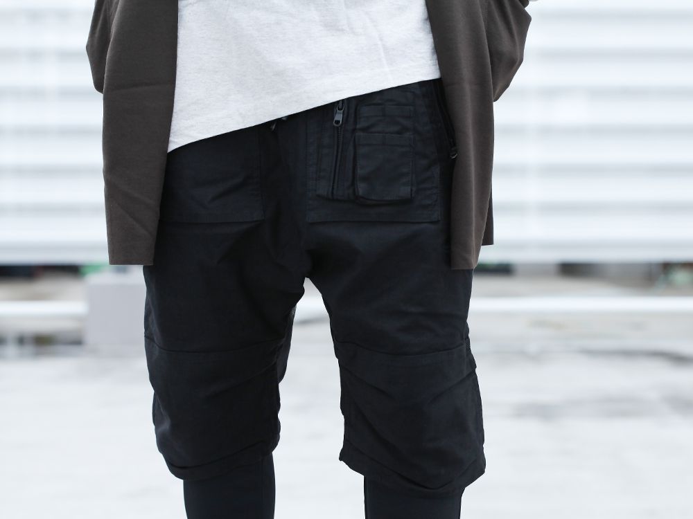 RIPVANWINKLE 19AW [ LAYERED PARACHUTE PANTS ] STYLING!!! - 3-004