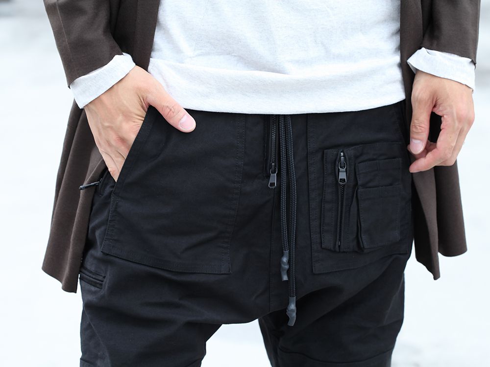 RIPVANWINKLE 19AW [ LAYERED PARACHUTE PANTS ] STYLING!!! - 3-005