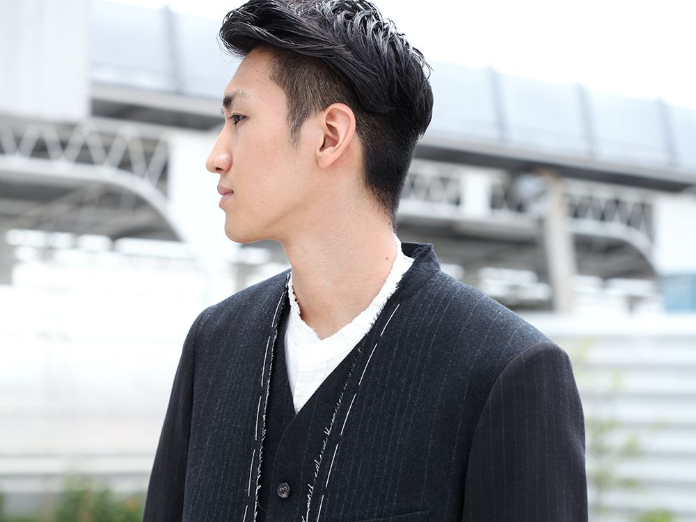 .LOGY kyoto 19-20AW The Viridi-anne Random Stripe Jacket STYLE!! - 2-002